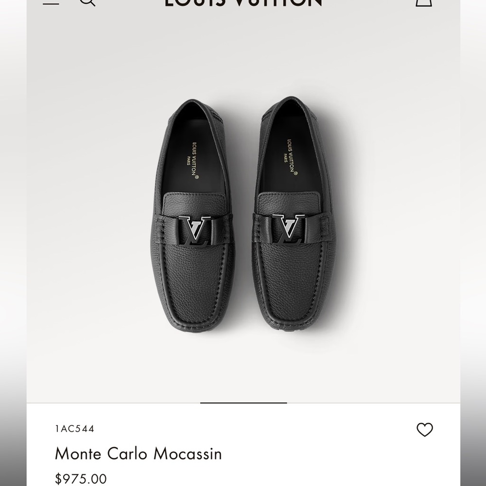 Louis Vuitton Monte Carlo Mocassin